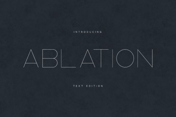Ablation: A Refined Sans Serif for Modern Brand Identity