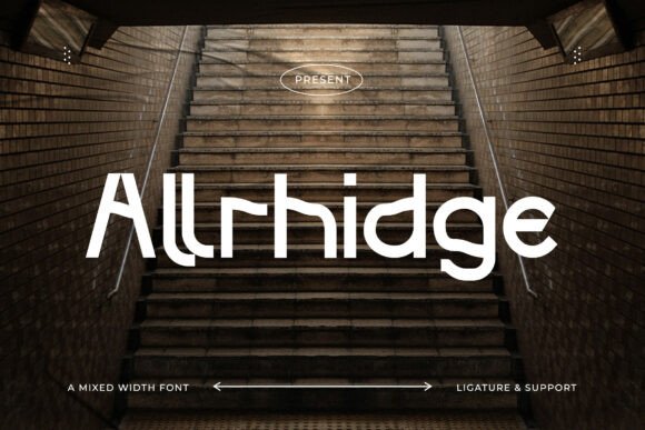 Allrhidge: A Dynamic Sans Serif for Digital Branding