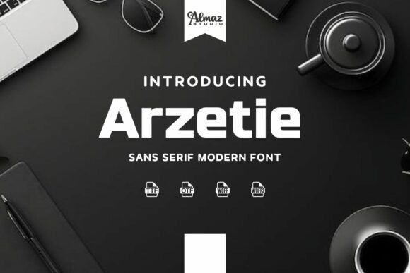 Arzetie: A Friendly, Modern Sans Serif Font for Handmade Brands