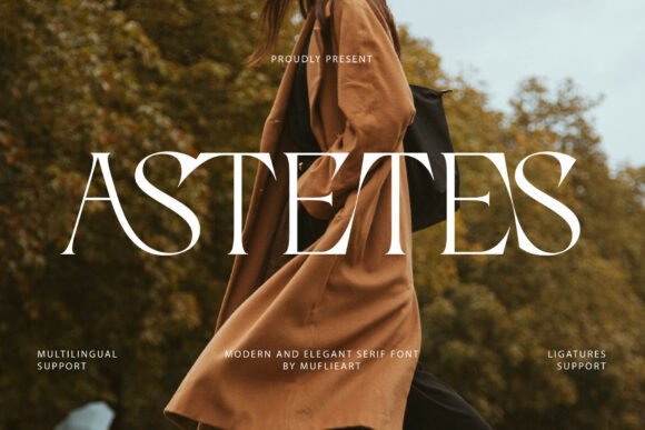 Astetes: A Modern Serif Font for Elegant Digital Branding