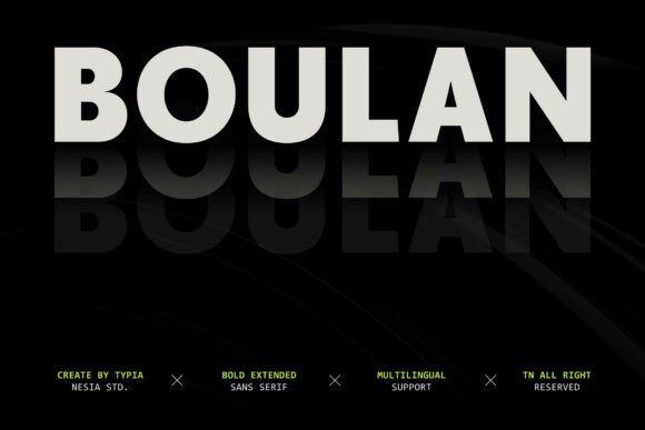 Boulan: A Bold, Clean Sans Serif Font for Modern Web Design