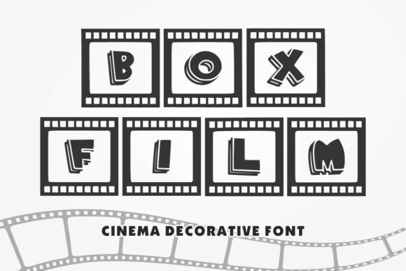 Box Film: A Decorative Font That Commands Attention