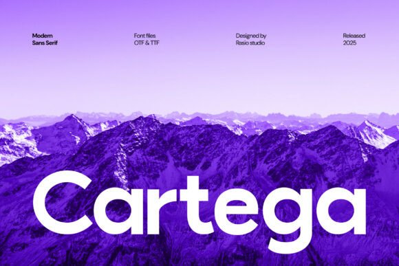 Cartega: A Sans Serif Typeface for Editorial Clarity
