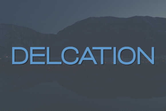 Delcation: A Modern Sans Serif Typeface for Digital Clarity