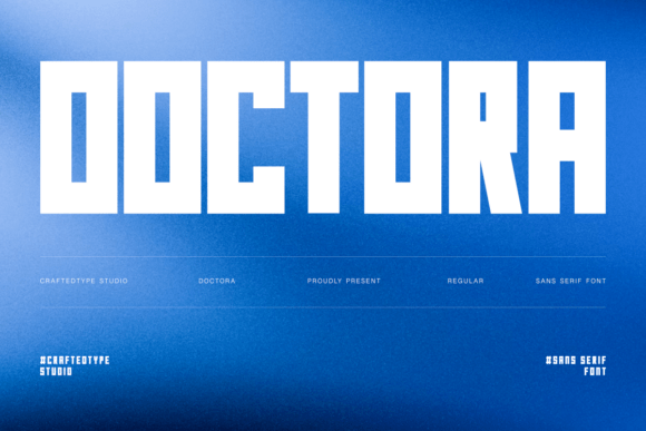 Doctora: A Bold Sans Serif Font for Small Business Branding