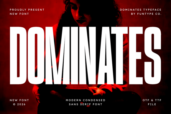 Dominates: A Bold Sans Serif Font That Makes Your Brand Stand Out