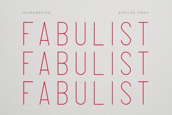 Fabulist: A Modern Sans Serif for Confident Branding