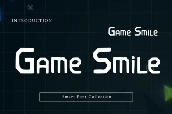 Game Smile: A Futuristic Sans Serif Font for Makers