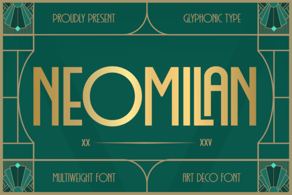 GC Neomilan: A Neo Art Deco Typeface for Scroll-Stopping Brand Campaigns