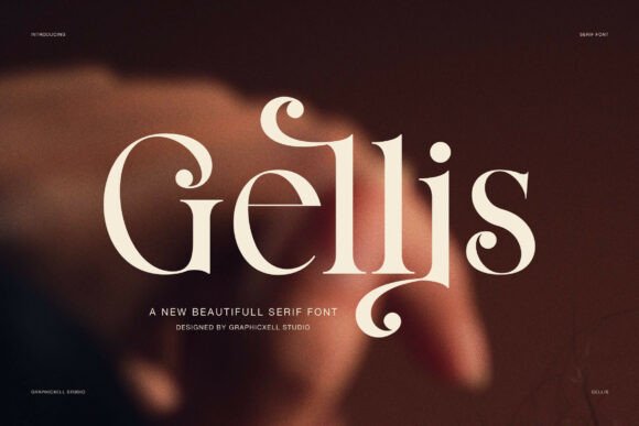 Gellis: A Refined Serif Font for Calm, Confident Campaigns