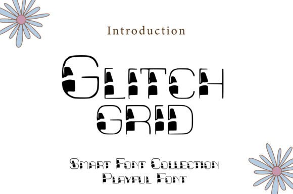 Glitch Grid: A Bold Decorative Font for Memorable Branding