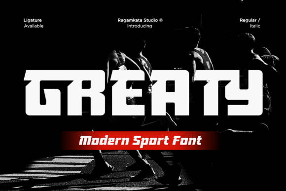 Greaty Font: Bold, Sporty Display Type for Handmade Brands