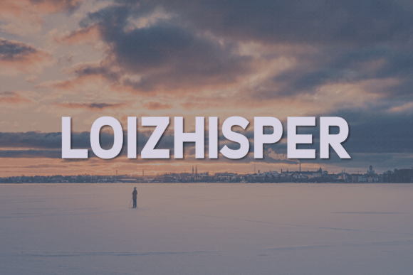 Loizhisper: A Modern Sans Serif Typeface for Editorial Clarity