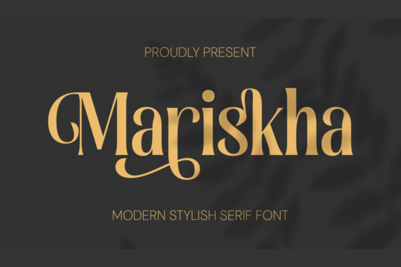 Mariskha: A Modern Serif Font That Elevates Campaign Headlines