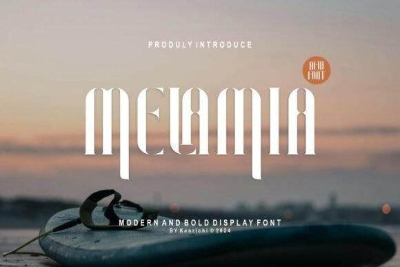 Melamia: A Bold Serif Font That Makes Your Brand Instantly Memorable