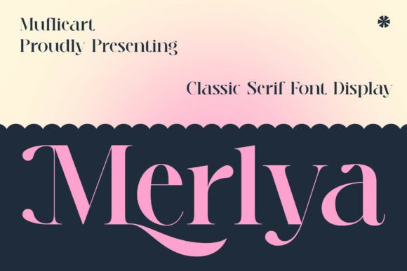 Merlya Serif Font for Handmade Labels & Printables