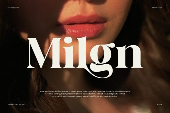 Milgn: A Modern Serif Font That Feels Like Home