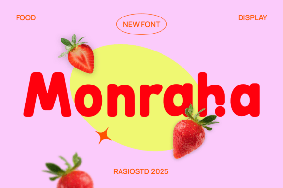 Monraha: A Friendly Sans Serif Display Font for Editorial Warmth