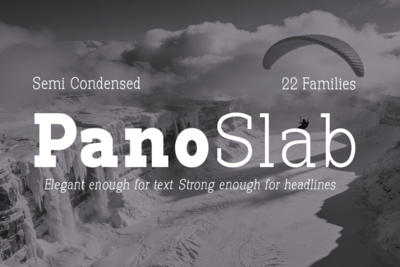 Pano Slab Semi Condensed: A High-Impact Slab Serif for Digital Design