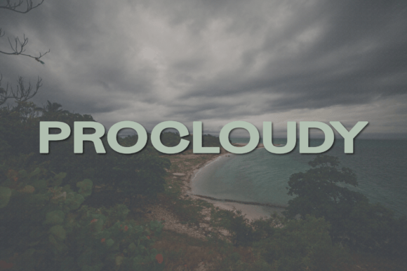 Procloudy: A Classy Sans Serif Font for Modern Branding