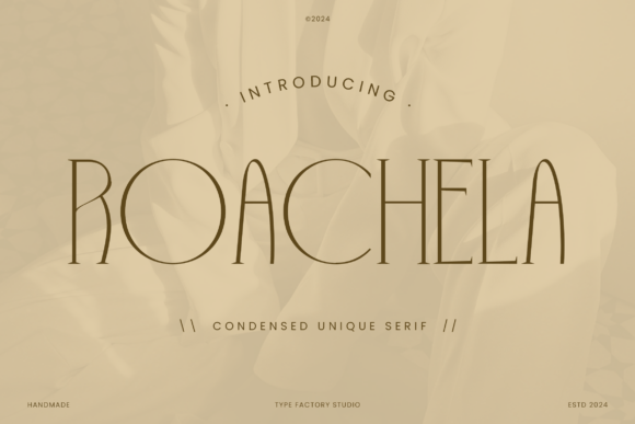 Roachela: A Refined Serif Font for Digital Clarity