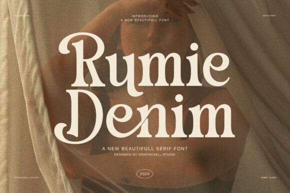 Rumie Denim: A Serif Font That Feels Like Handmade Calm