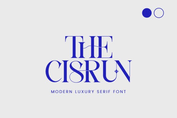 The Cisrun: A Modern Serif Font That Elevates Real Small Business Branding