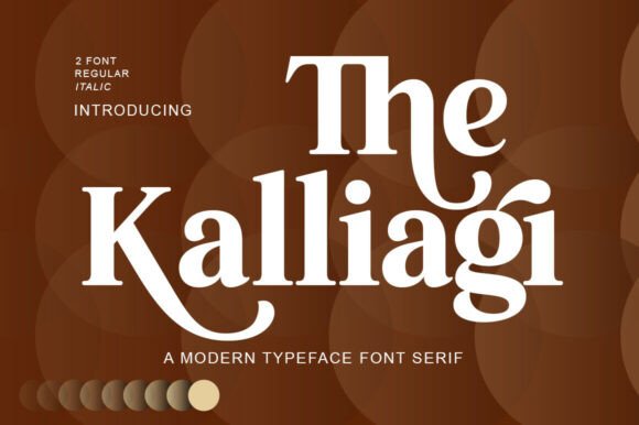 The Kalliagi: A Luxe Serif Font That Elevates Digital Branding