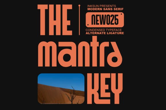 The Mantra Key: A Bold Sans Serif That Cuts Through the Feed
