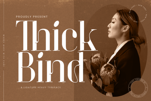Thick Bind: A Fashion-Forward Serif for Bold Brand Moments