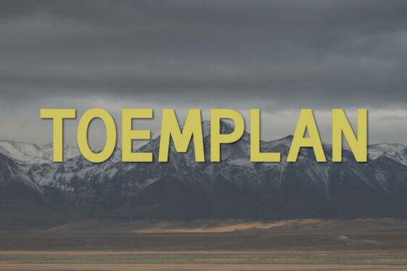 Toemplan: A Clean, Confident Sans Serif for Digital Brands