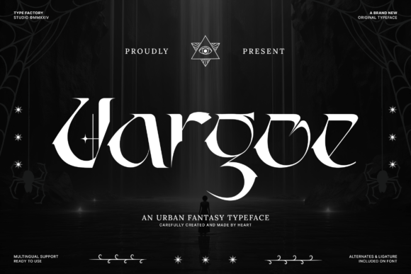 Vargoe: A Striking Urban Fantasy Typeface for Digital Branding