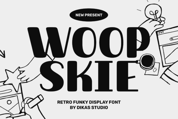 Woopskie: A Playful Sans Serif for Editorial Energy